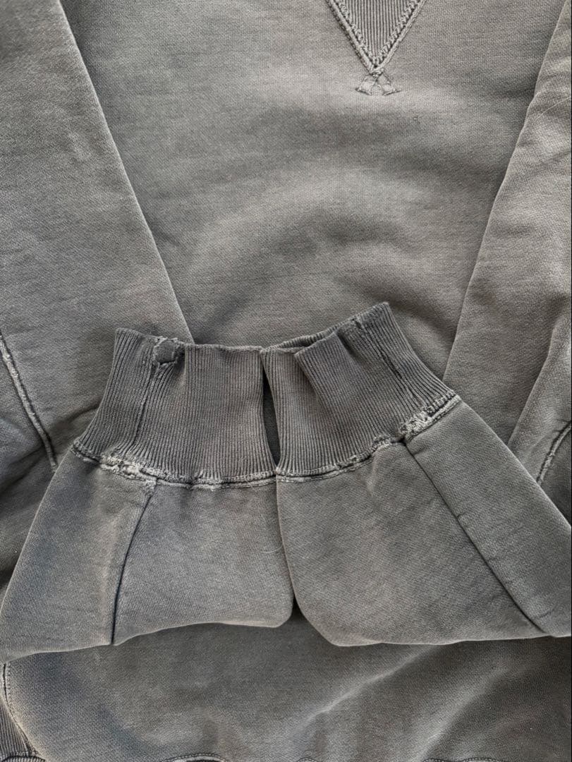 レミレリーフ　remirelifeダークグレー ダメージ スウェット