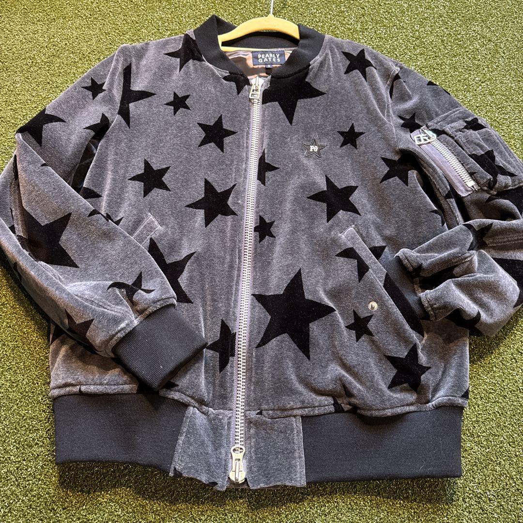 未使用★PEARLY GATES 星柄ジャケット(0)