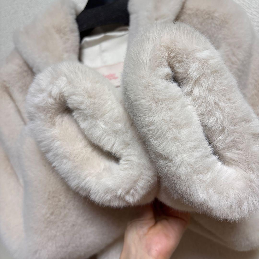 lemomplet レモンプレット　エコファーショートコート　small