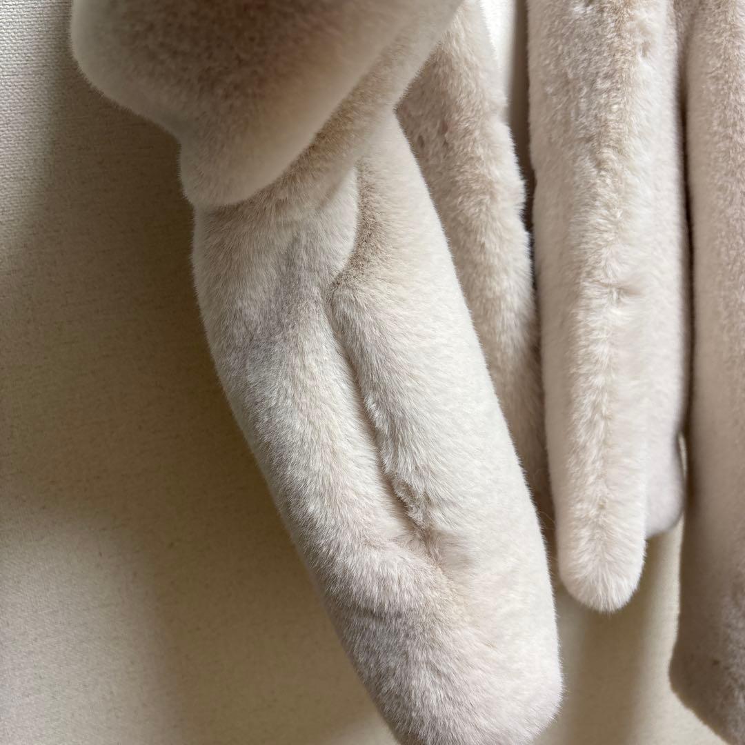 lemomplet レモンプレット　エコファーショートコート　small