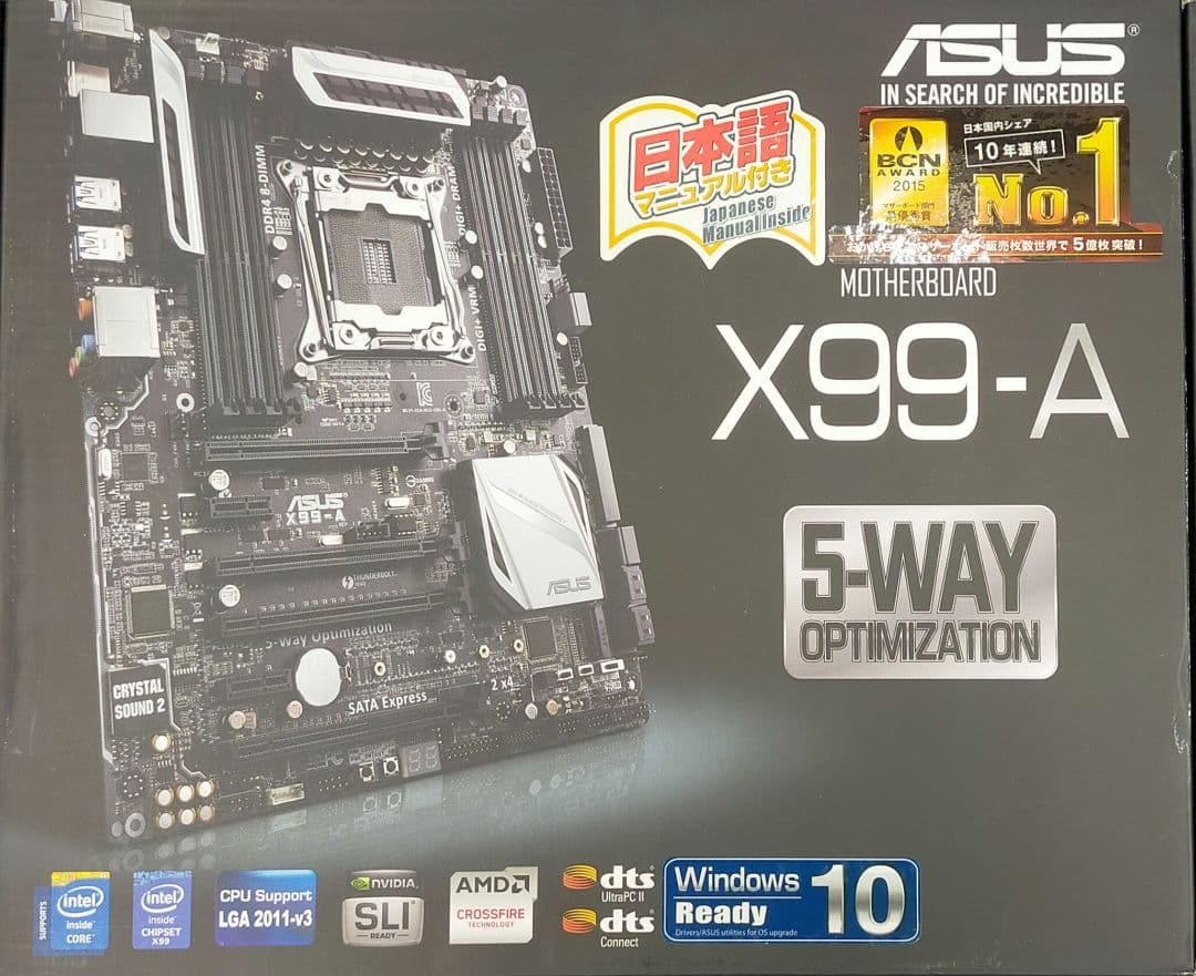 未使用品 ASUS X99-A マザーボード