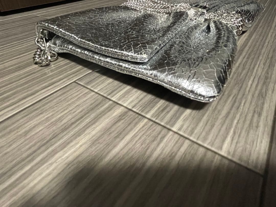 ジミーチュウ　ショルダーバッグ　シルバー