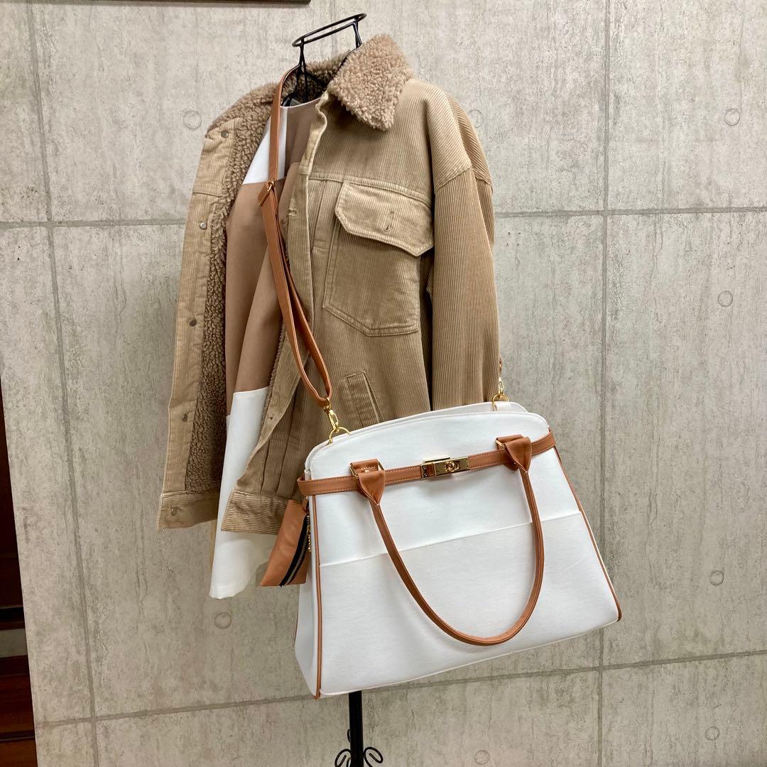 ハンドメイド　2wayトートバッグ　ショルダー紐　チャーム　セミオーダー専用