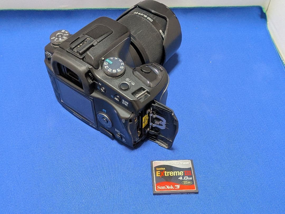 即購入可 完動品SONYデジ一眼カメラ6点セットα100DSLRA100