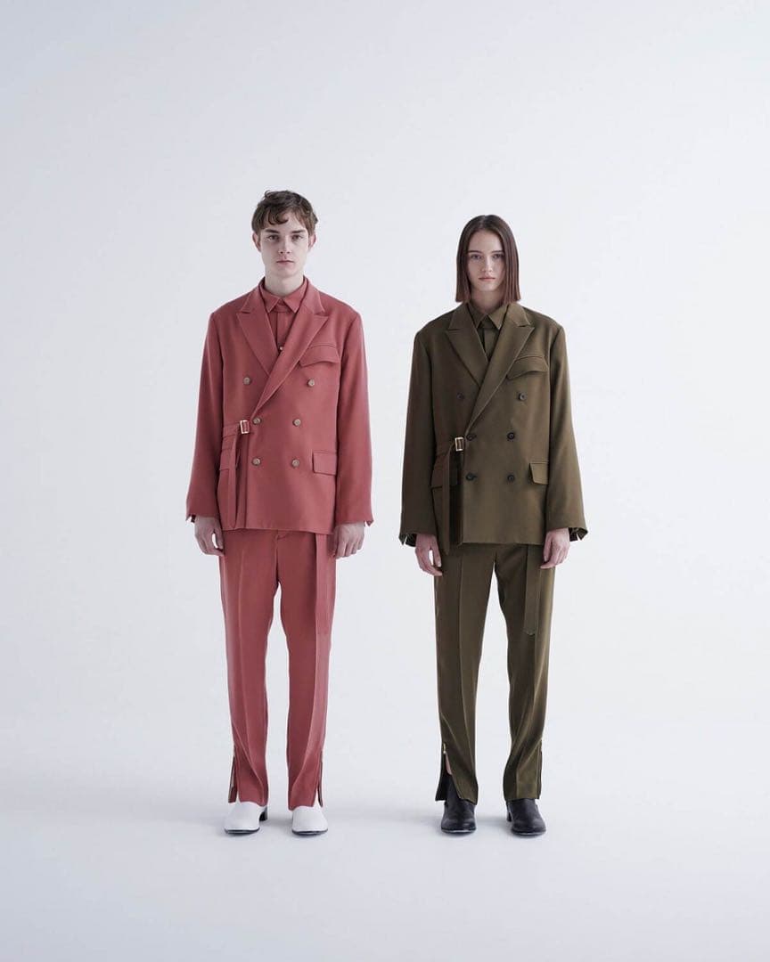 CULLNI 22aw セットアップ　ピンク