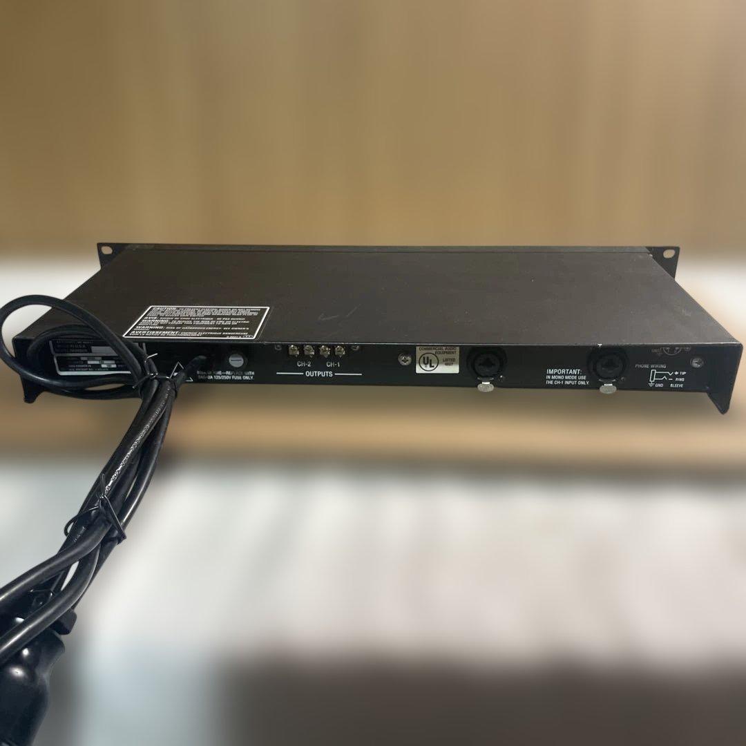 【動作未確認】Crown D-75A ヴィンテージパワーアンプ 海外プラグ仕様