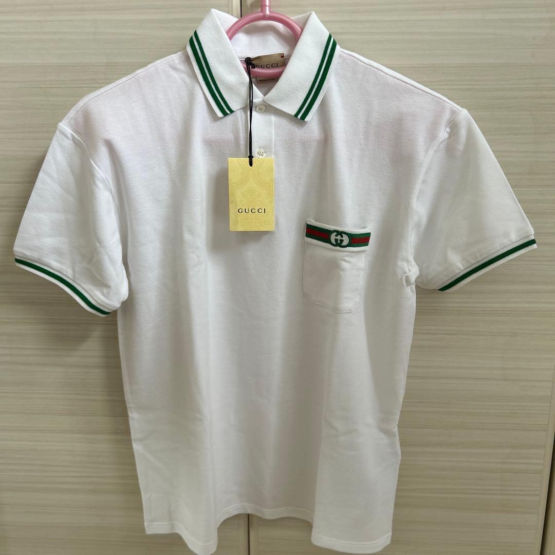 新品未使用 GUCCI コットン ポロシャツ12 (150)