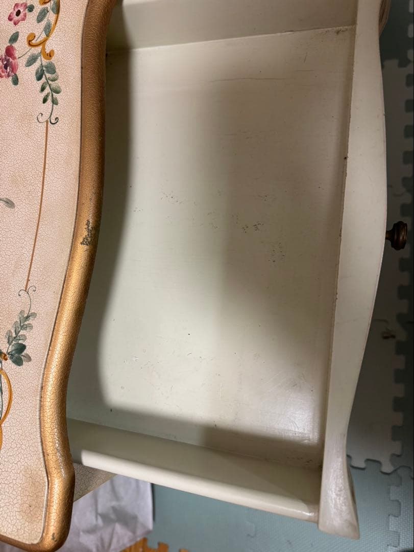 ロココ調　猫脚 プリンセス ヨーロピアン　3段チェスト