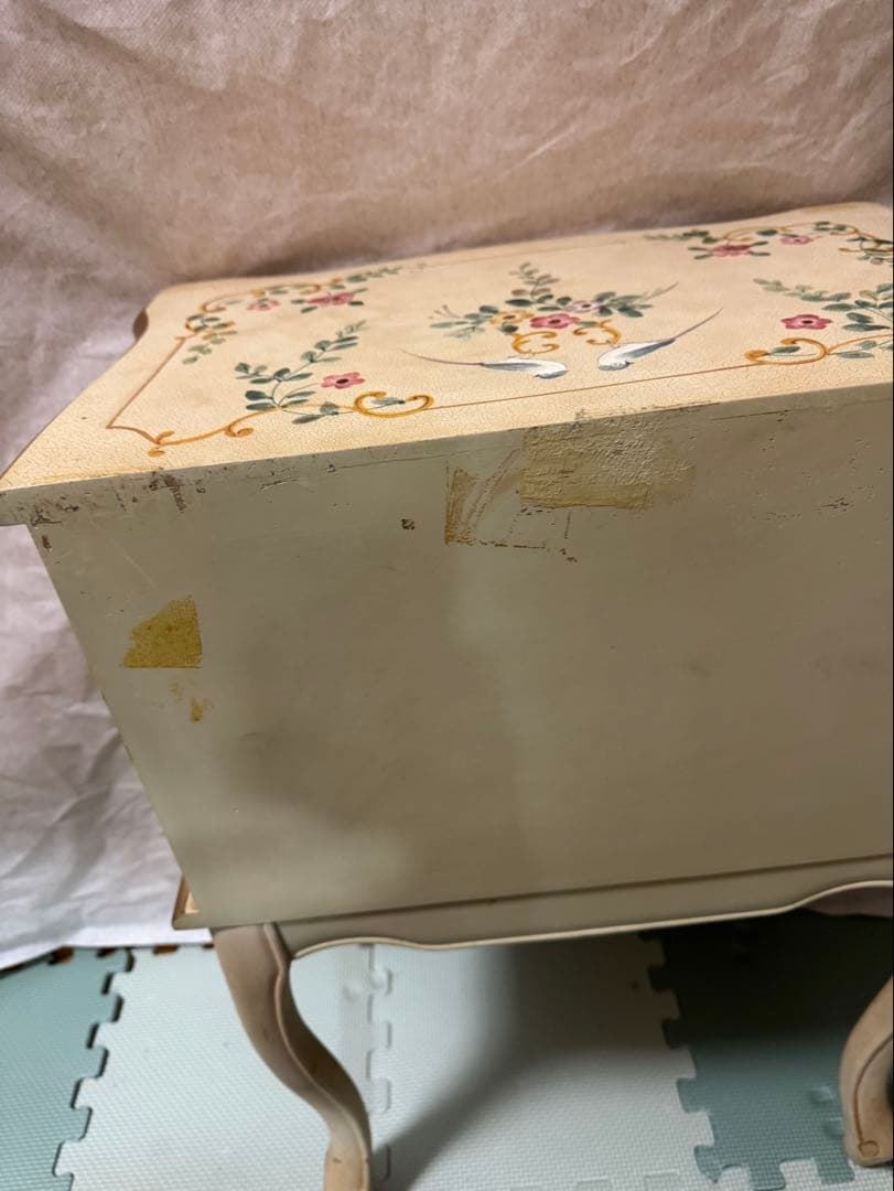 ロココ調　猫脚 プリンセス ヨーロピアン　3段チェスト