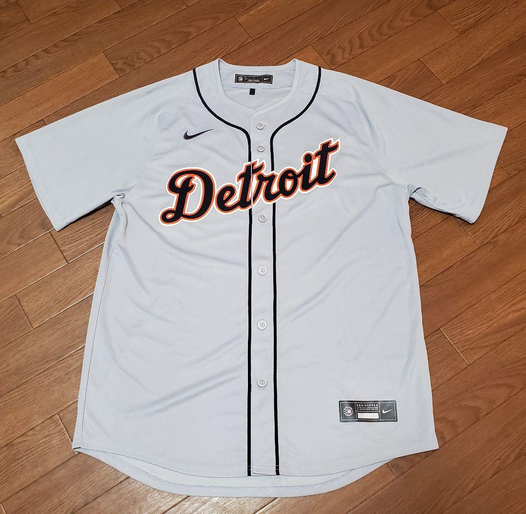 超美中古 NIKE ベースボールシャツ デトロイト・タイガースL