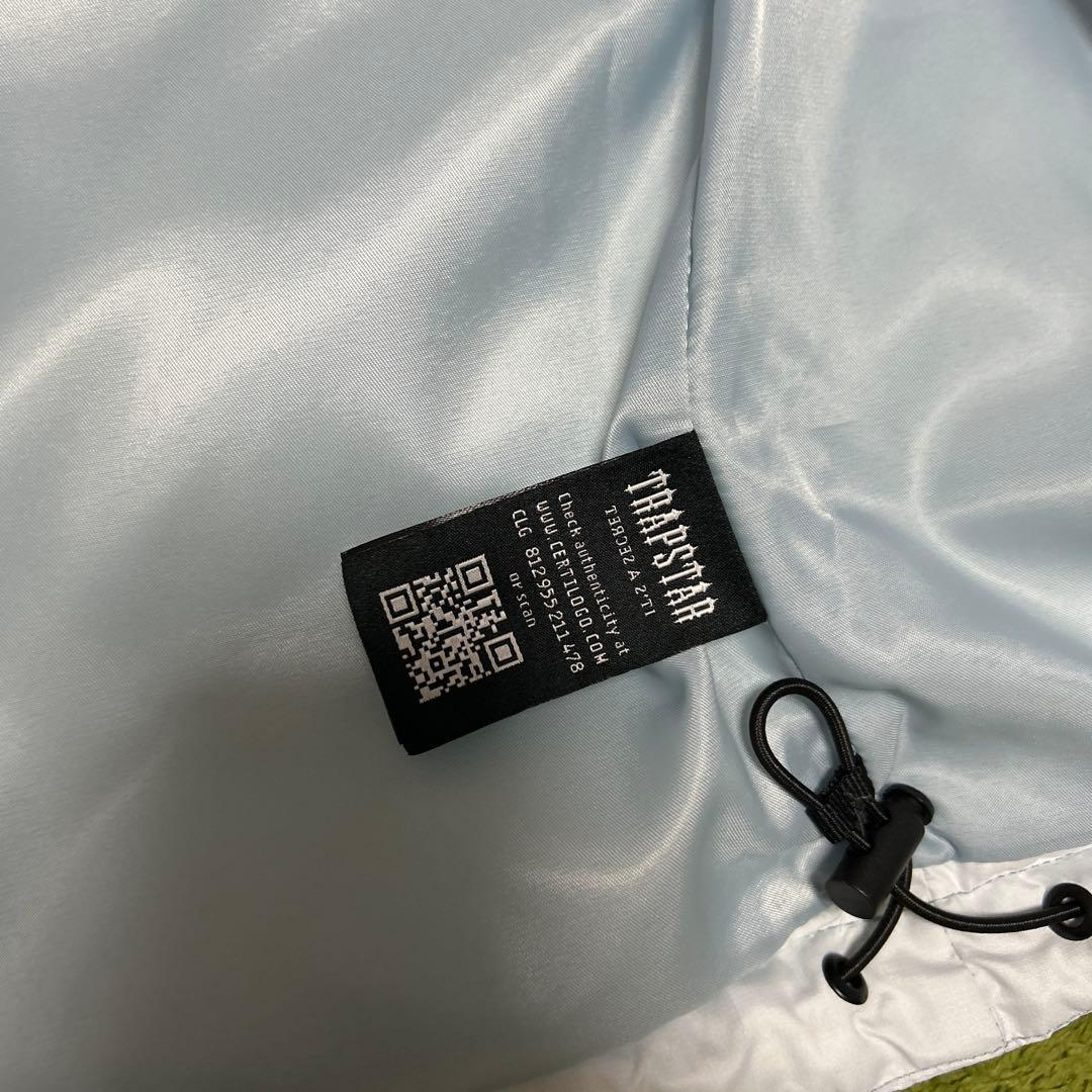 【オレンジ】trapstar ダウンベスト　水色