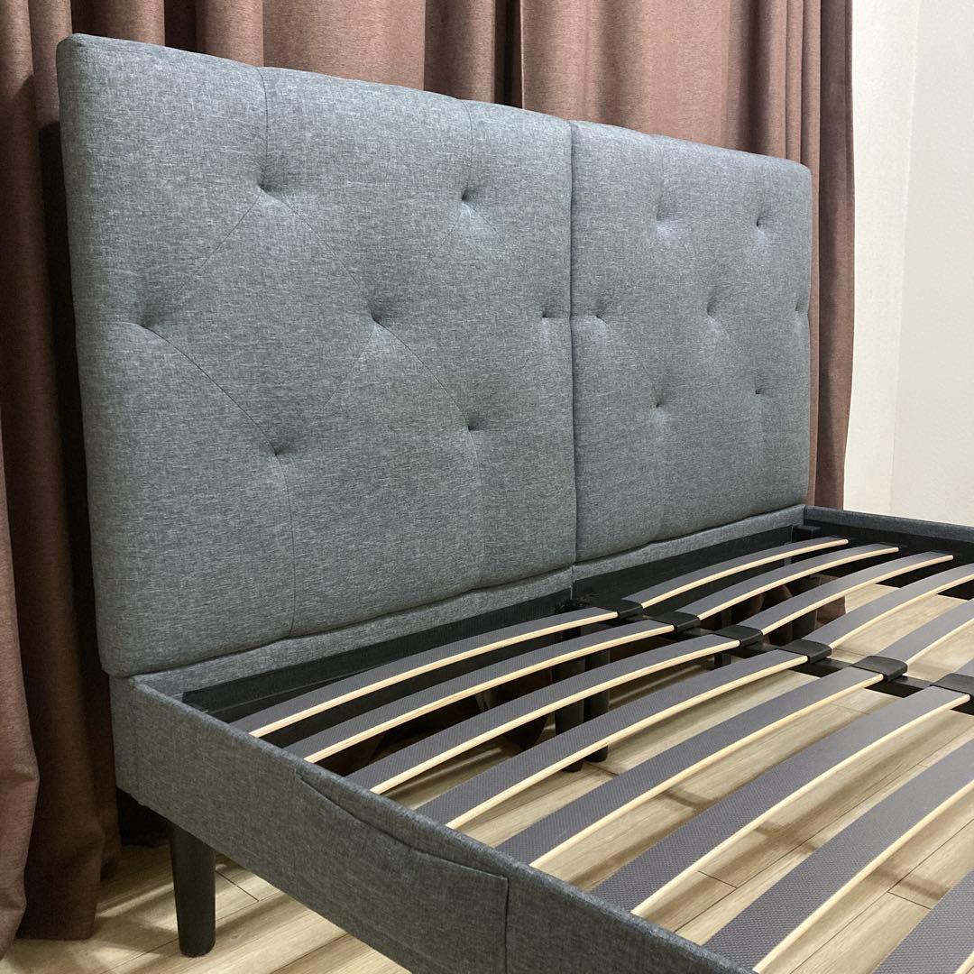 【自社エリア配送限定販売】Emma/エマ・ベッドフレーム/クイーンサイズ