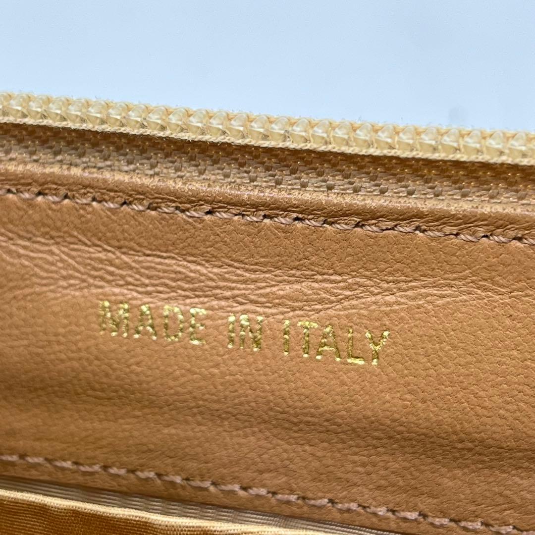 CHANEL 長財布 ラウンドファスナー ココマーク キャビアスキン ベージュ