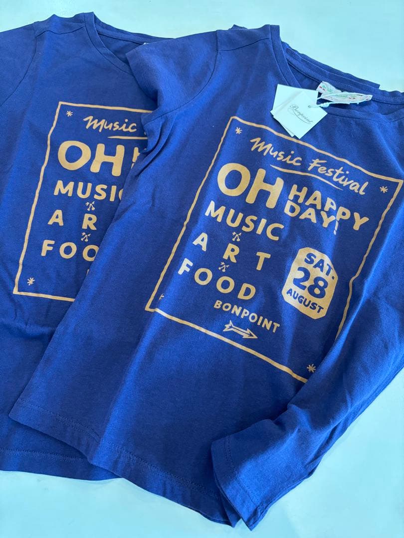 専用bonpoint Tシャツ ネイビーブルー　8a 10a 12a