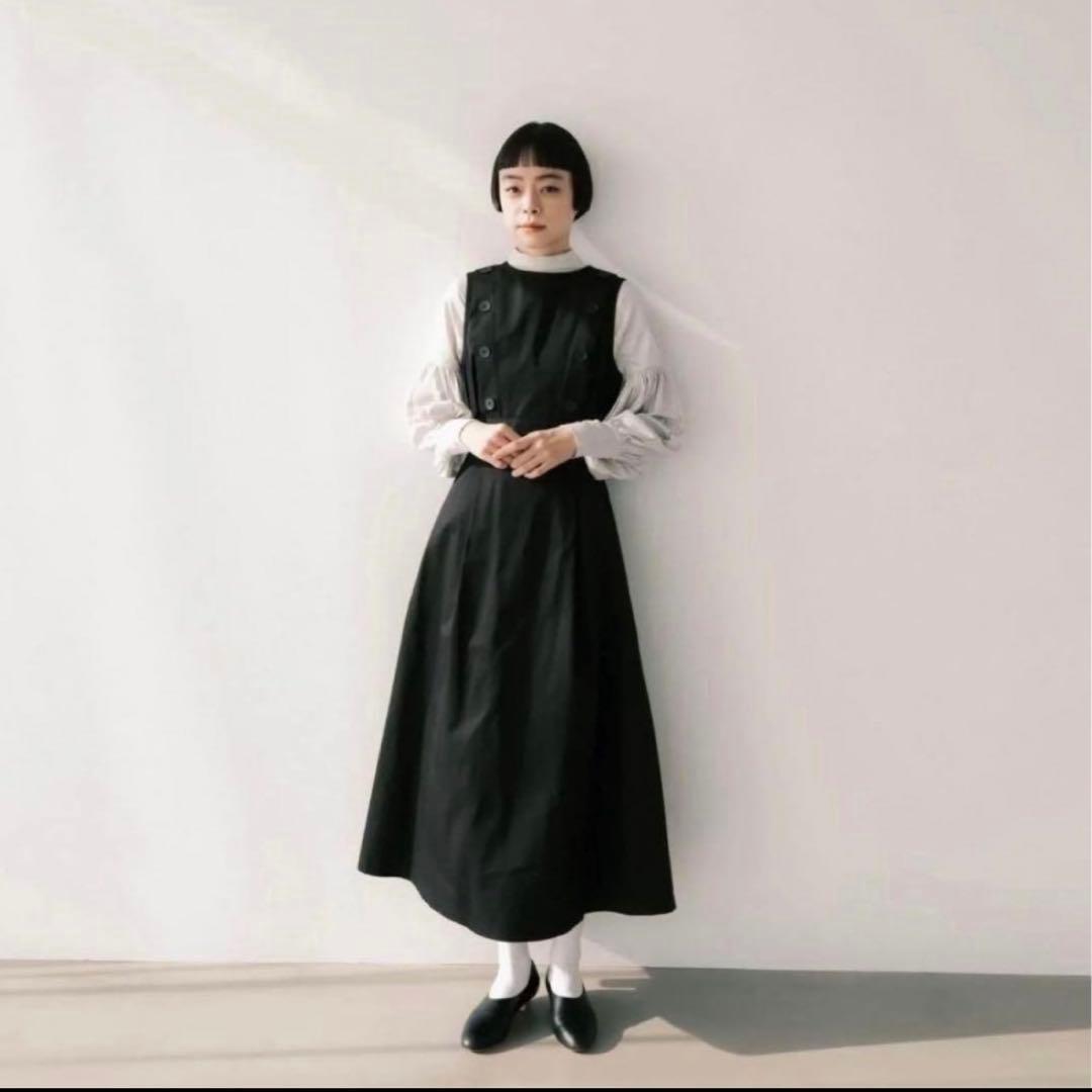 【foufou】THE DRESS #20 アメリカメディカルノースリーブドレス