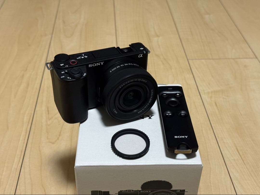 【美品】Sony ZV-E10 II キットレンズ　純正ワイヤレスリモコン付き