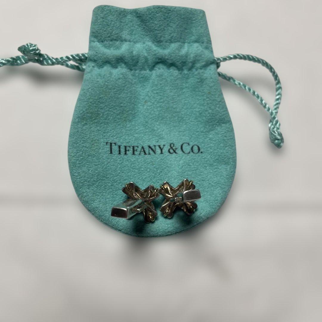 ティファニー　カフリンクス　シルバー