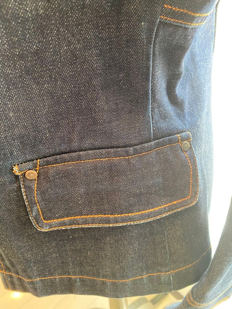 ダークデニムジャケット フィット感あり　イヴ・サンローラン　FR42サイズ