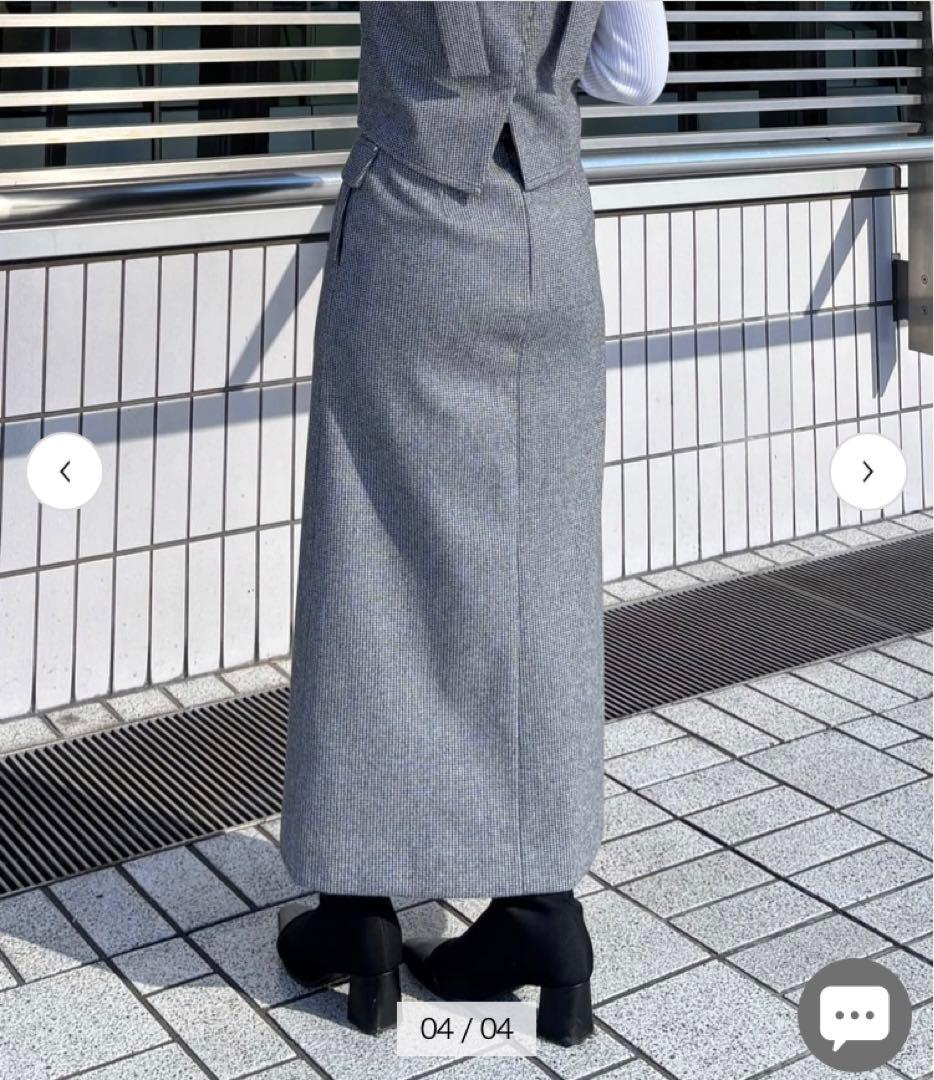 ニードルパンチビスチェ　ルーニィ ビスチェ　オフ×ブラック