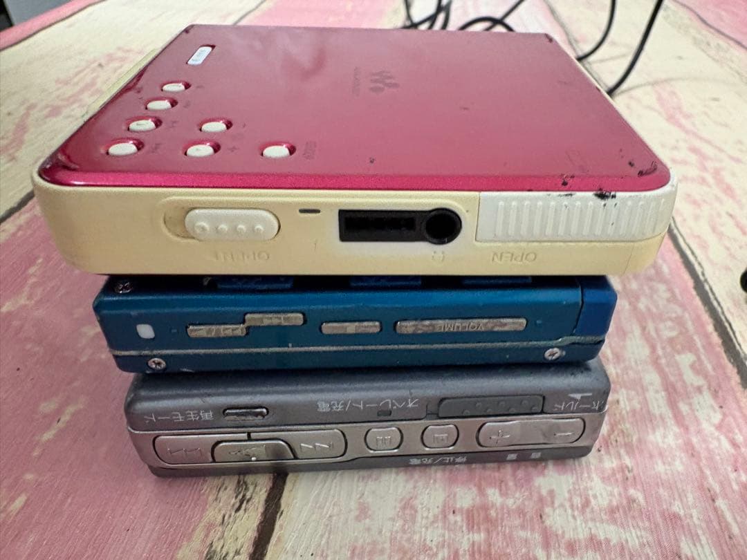 SONY ポータブルMDプレーヤー 3台セット　ワークマン　walkman