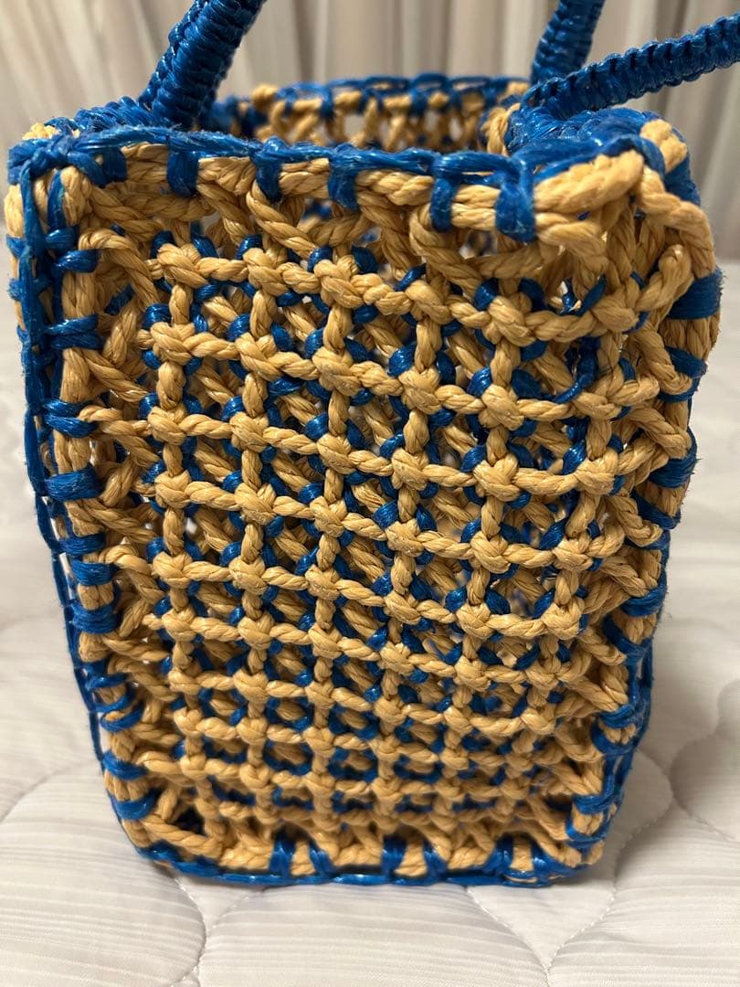 MARNI MARKET JURTA BAG ライトブルー