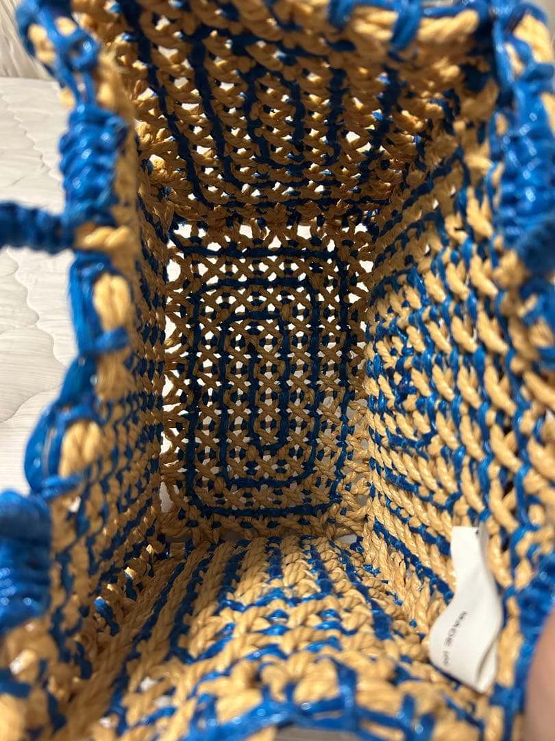 MARNI MARKET JURTA BAG ライトブルー