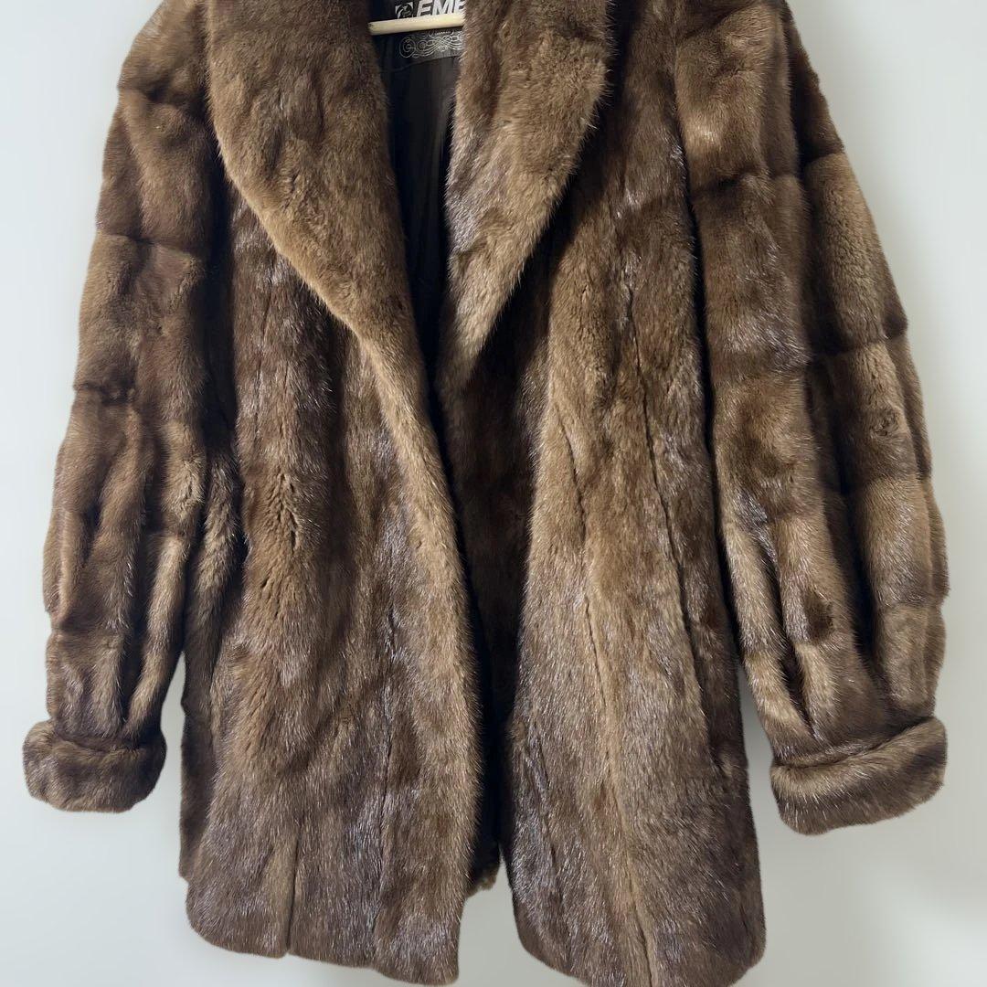 EMBA 高級リアルミンクコート　 サイズM〜L 9〜11号