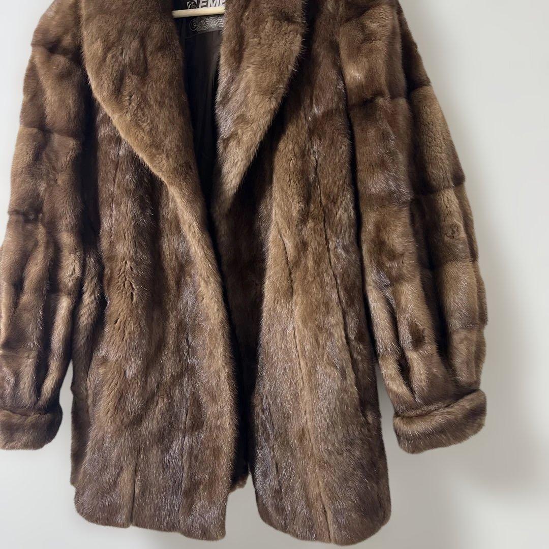 EMBA 高級リアルミンクコート　 サイズM〜L 9〜11号