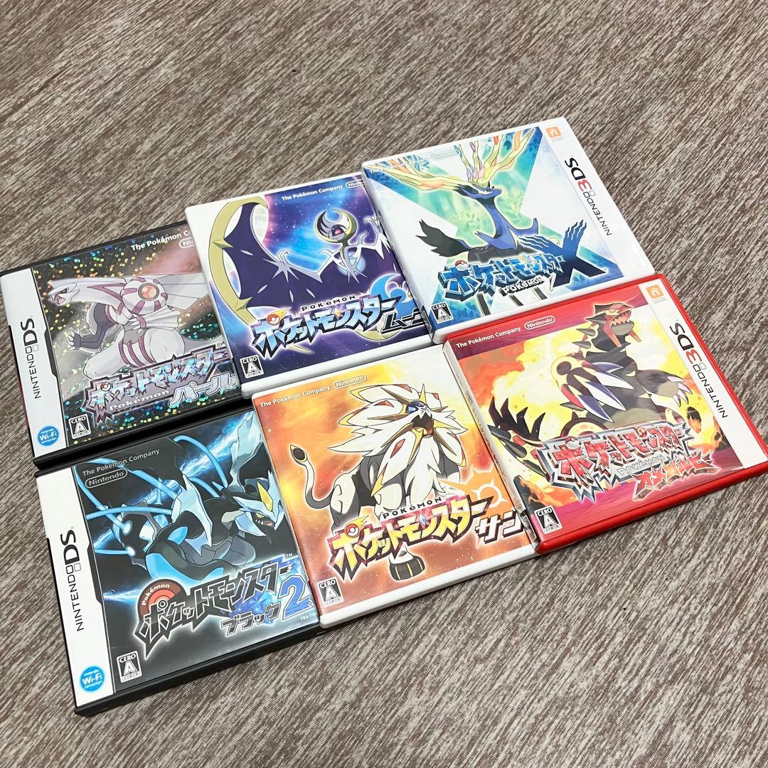 【ニンテンドー3DSソフト】　ポケットモンスター シリーズ　6本セット