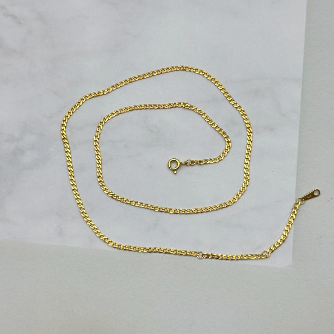 極美品 K18金ゴールドチェーン喜平 ネックレス 3.11g