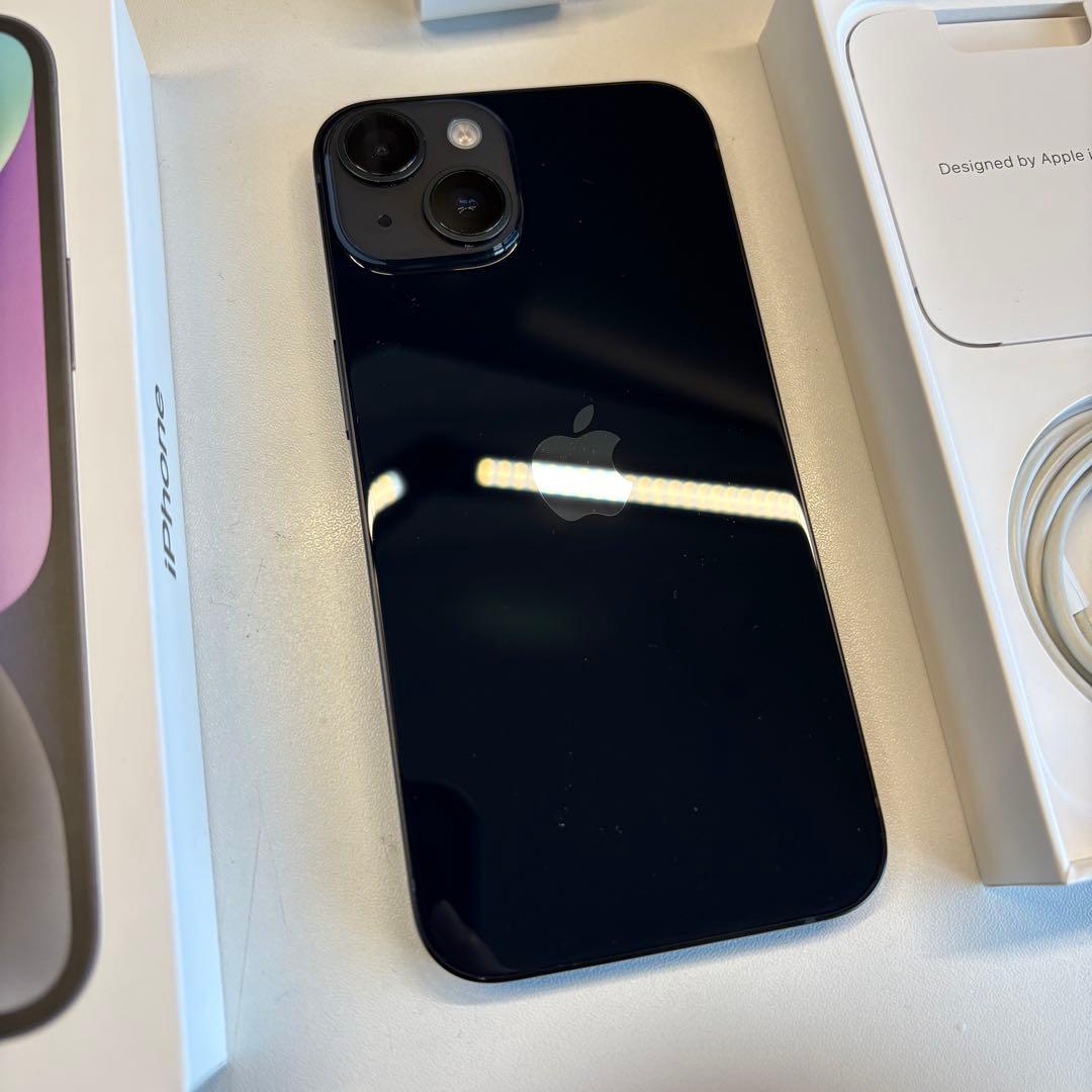 【美品】 iPhone14 128GB 本体 SIMフリー ミッドナイトブラック