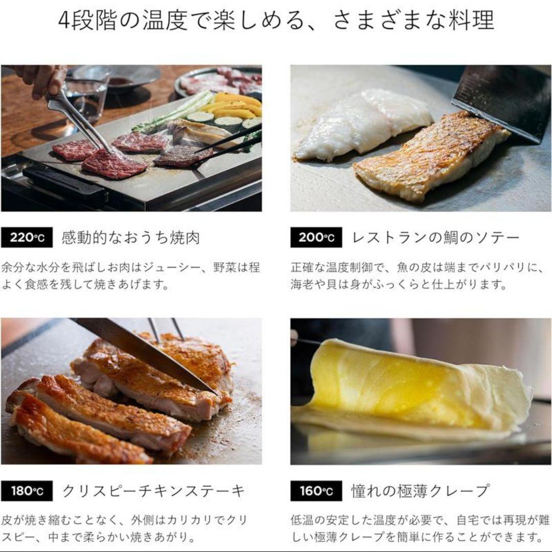 【新品】 バルミューダ ザ・プレート プロ　K10A-BK