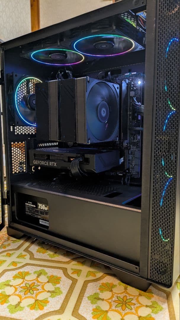 【Ryzen7 7800X3D RTX4060Ti】ミドルタワーPCケース