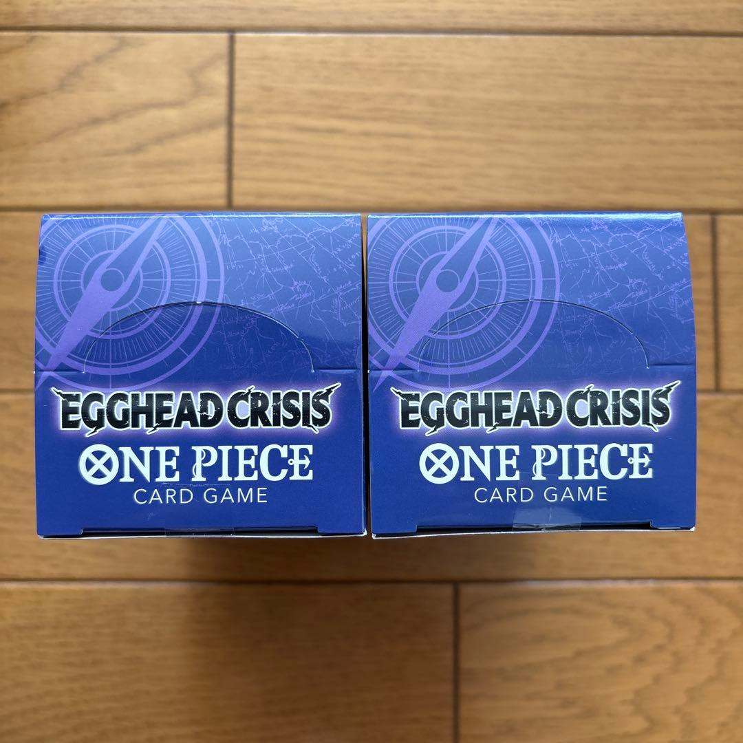 2BOXワンピースカード　エッグヘッド　クライシス 未開封　テープ付き