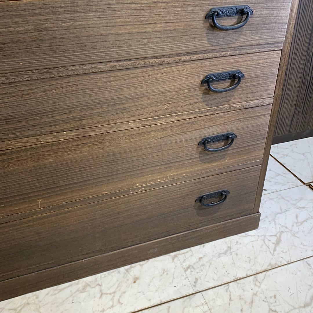 桐たんす　桐タンス　桐端箪笥　和モダン　民芸家具　高級