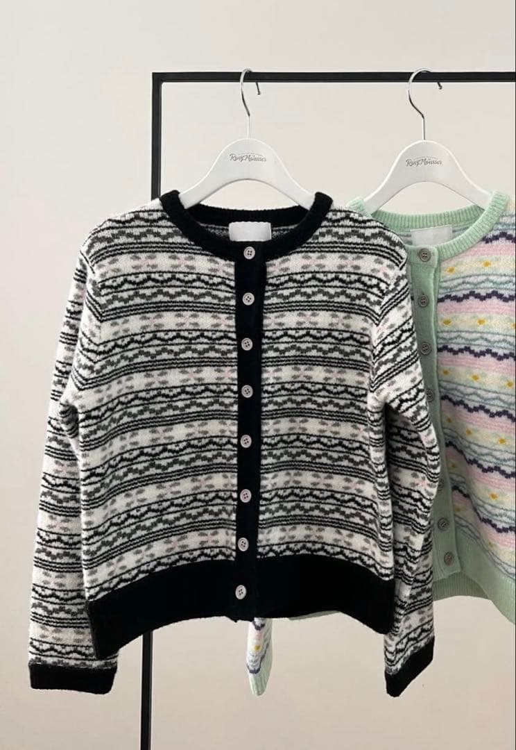 rosymonster フェアアイルカーディガン