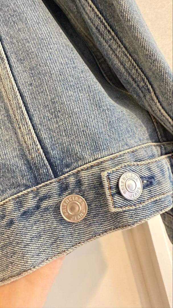 BALENCIAGA デニムジャケット キラキラ