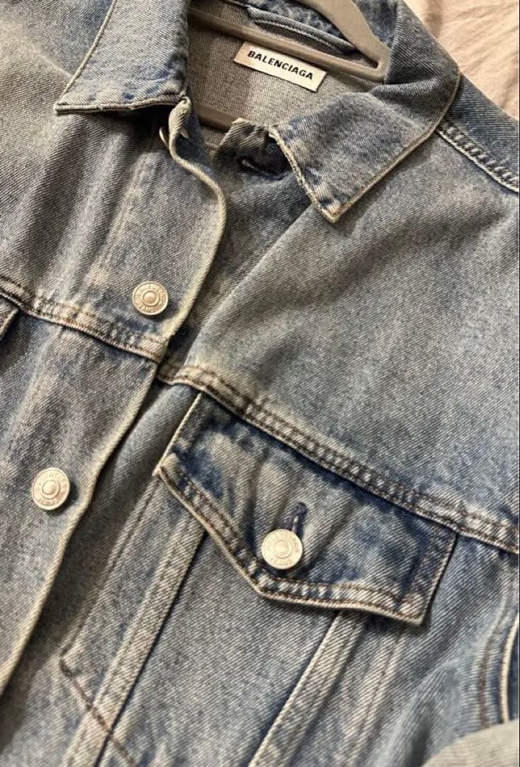 BALENCIAGA デニムジャケット キラキラ