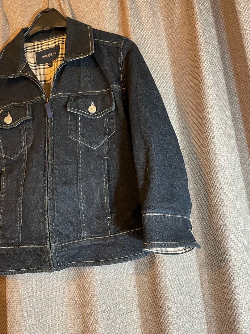 バーバリー　ロンドン　ノバチェック　Gジャン　イギリス製
