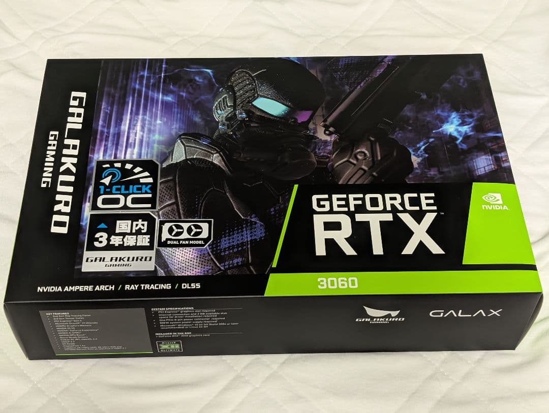 玄人志向 GeForce RTX 3060 12GB