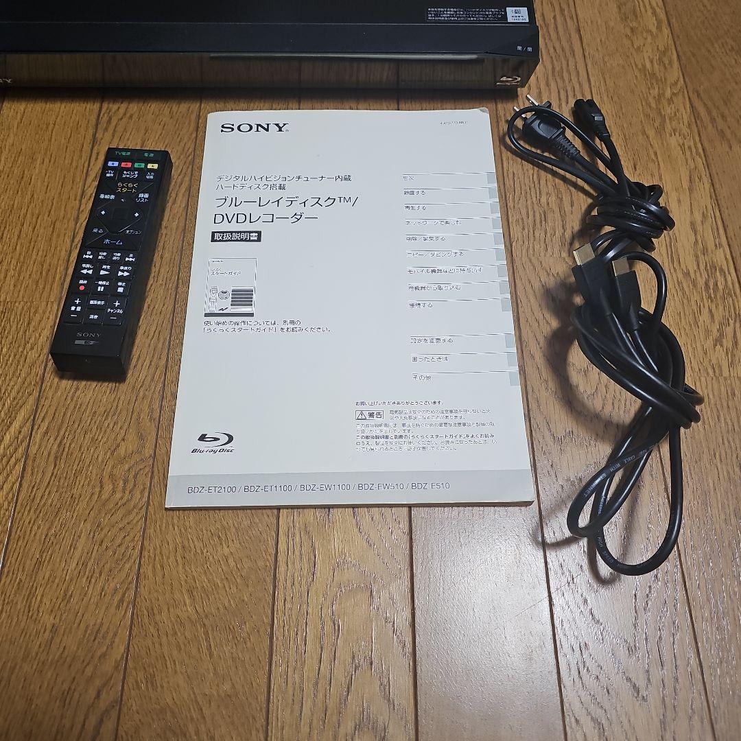 SONY ブルーレイレコーダー ETー1100