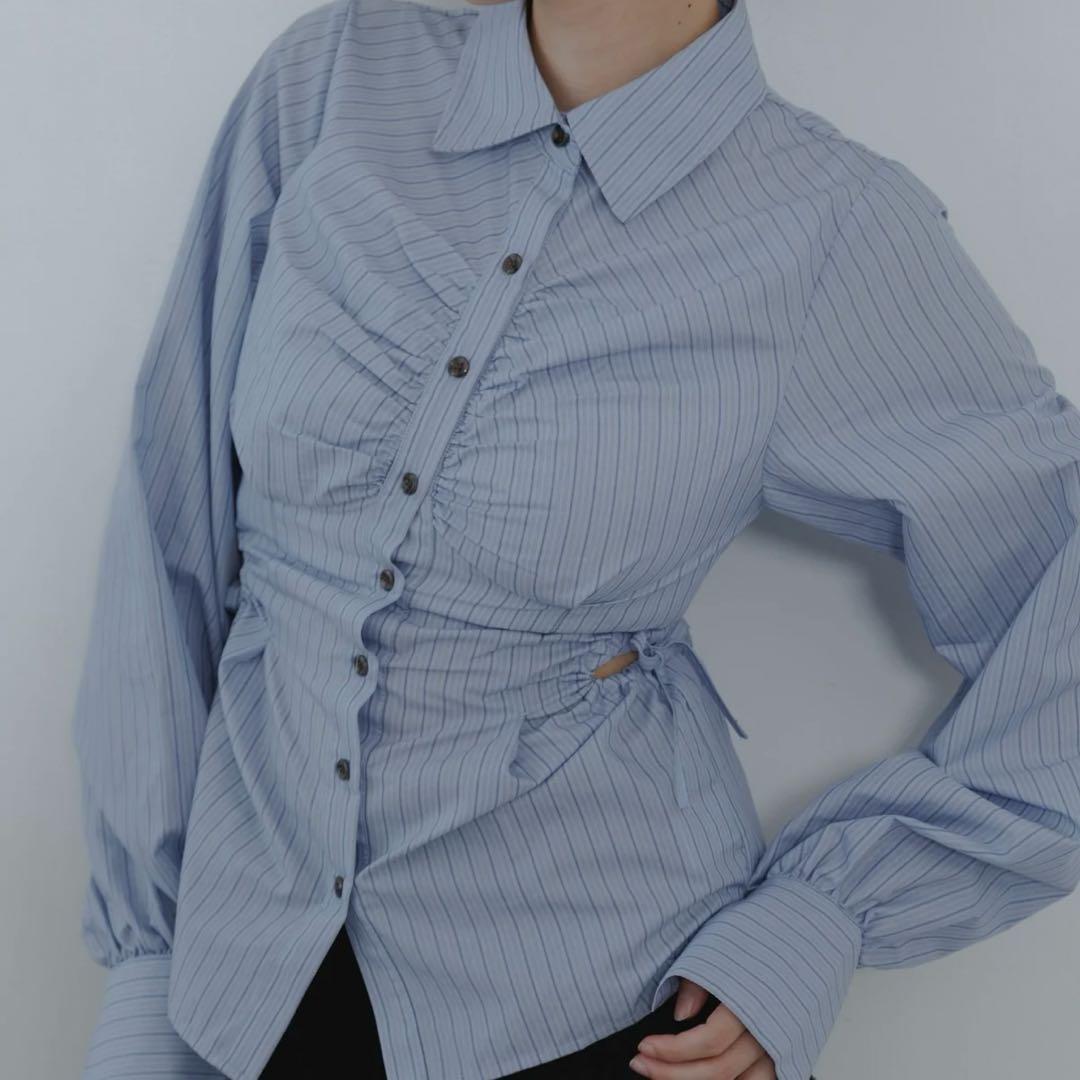 トップス YOURMLE/SIDE CUT SHIRT
