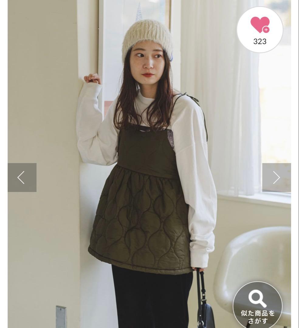 【新品•未使用】kastaneキルティングキャミワンピース