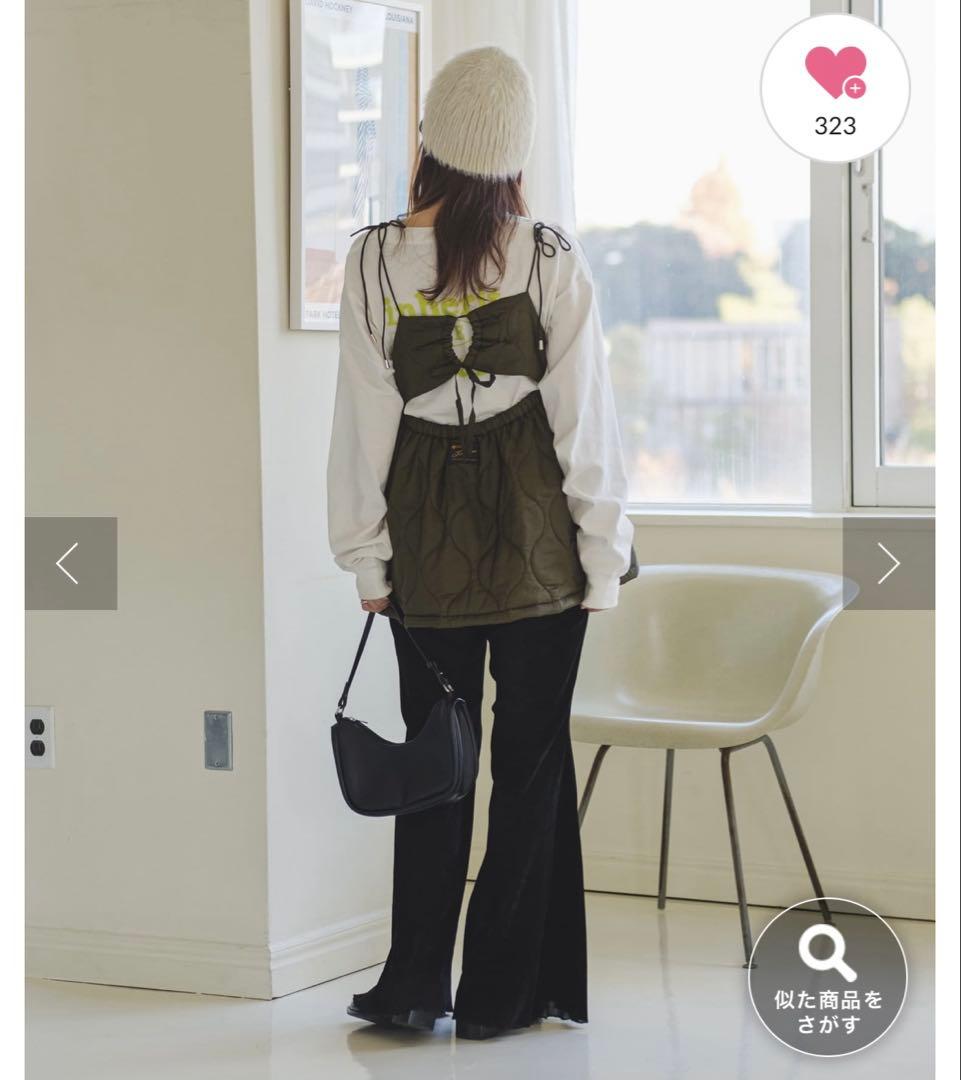 【新品•未使用】kastaneキルティングキャミワンピース