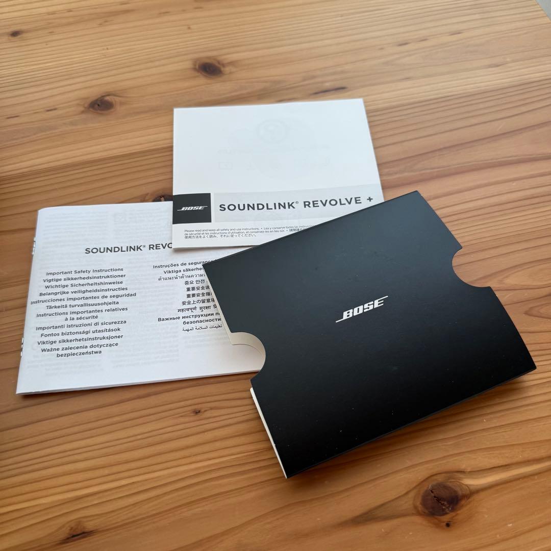 BOSE SOUNDLINK REVOLVE+ ブラック 黒 スピーカー ボーズ