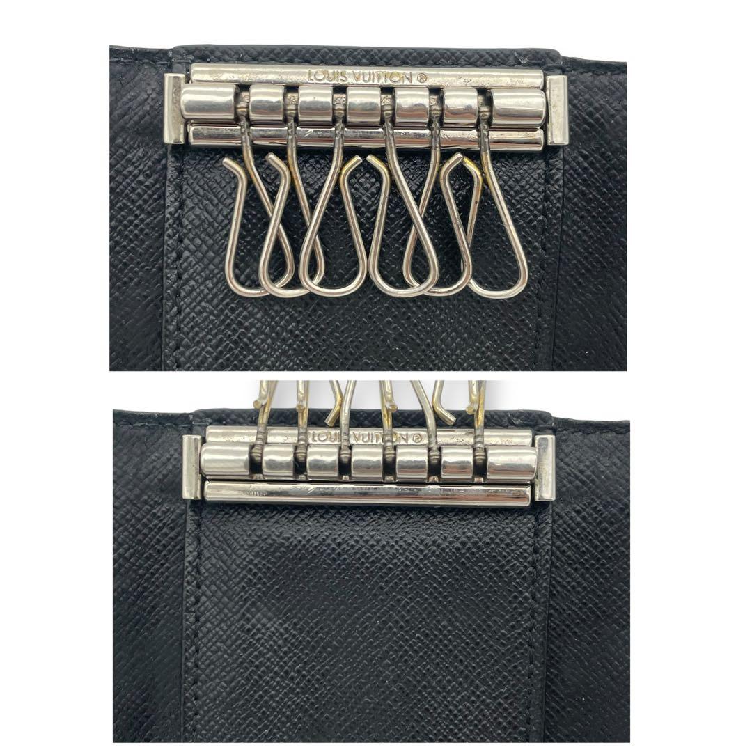 ルイヴィトン ミュルティクレ6 6連 キーケース ダミエ グラフィット グレー