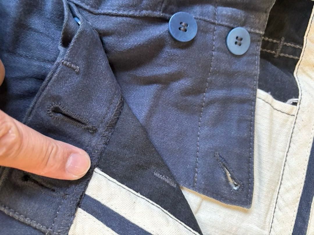 heavy gauge lynch/ストレートチノパン ネイビー　サイズ3