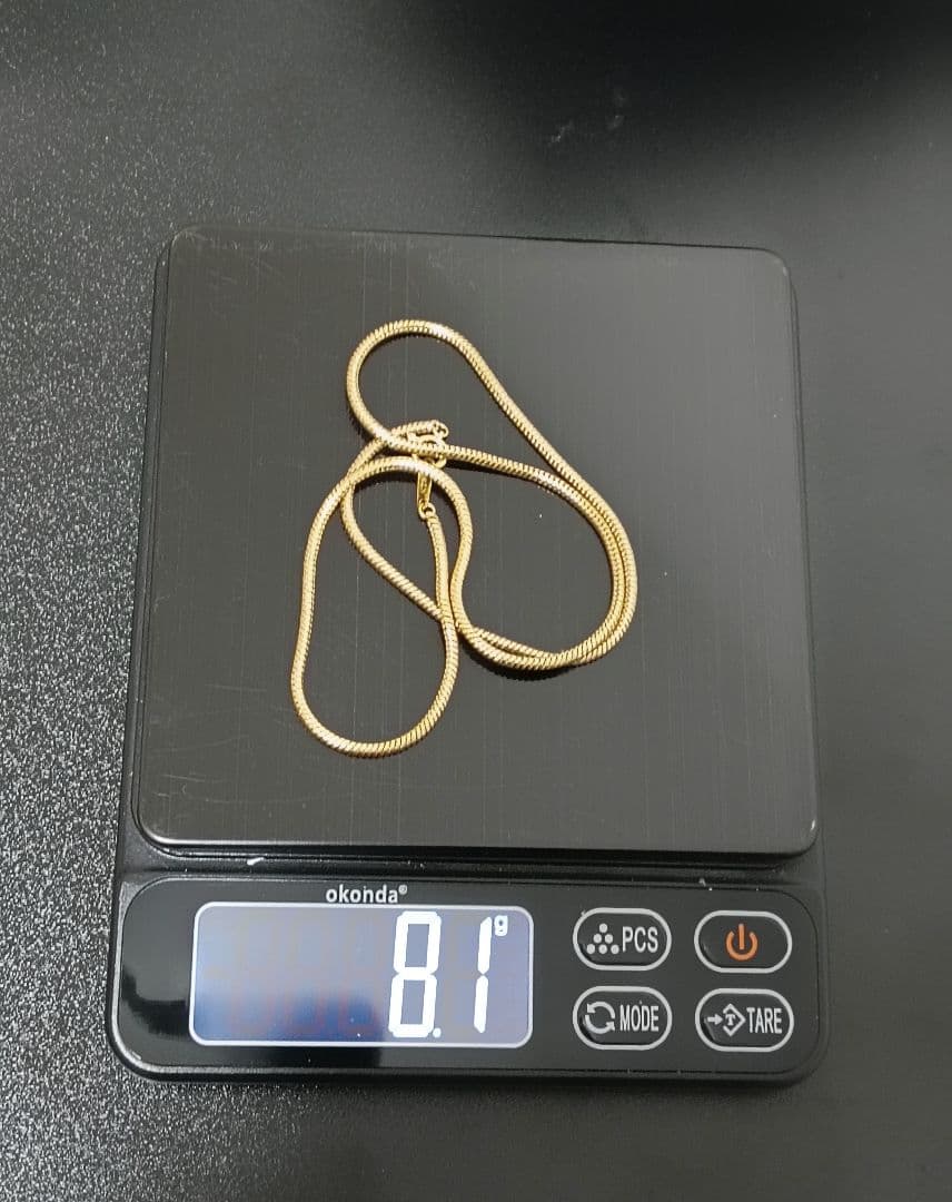 K24 スネークチェーンネックレス