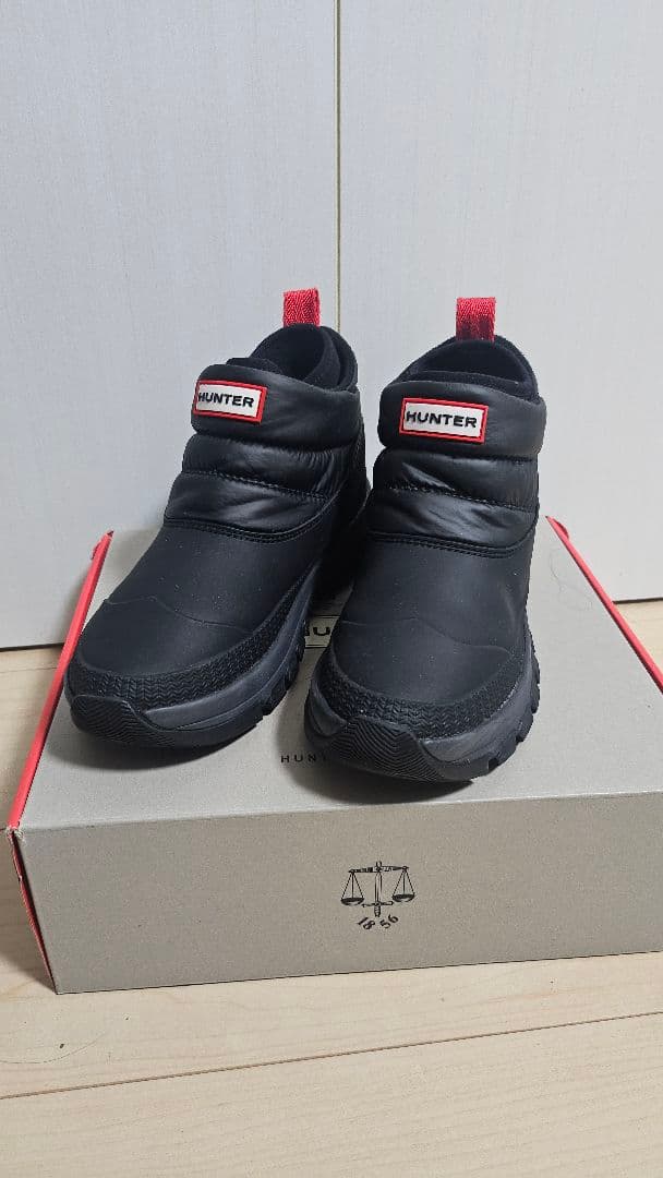 美品　HUNTER スノーブーツ 23cm UK4 36　レインブーツ