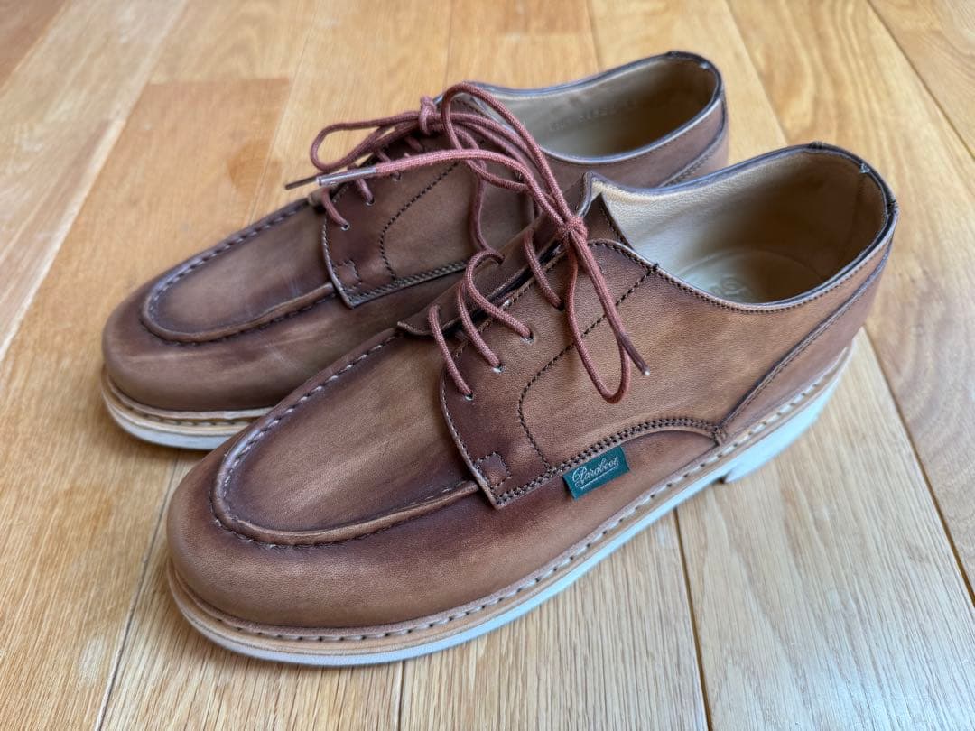 paraboot パラブーツ　シャンボード　キャメル×ホワイト